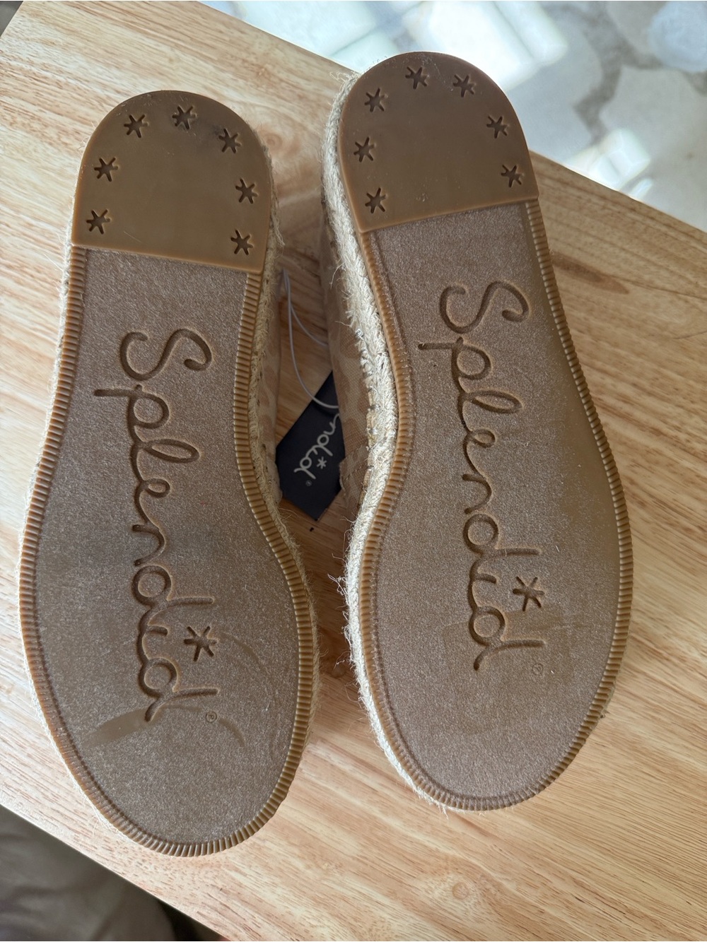Splendid Beige Leopard-Print Espadrille Platform Slip-On - Picture 2 of 4